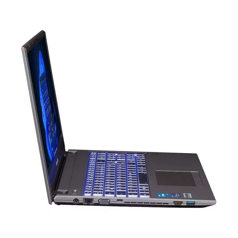 bluechip TRAVELline L15W17 processador Intel® Core™ i5-1335U / até 4,60 GHz, Windows 11 Pro, painel IPS antirreflexo de 15,6 inch, 1920 x 1080, 16 GB DDR4, SSD NVMe de 500 GB, WLAN 802.11 ax, Bluetooth 5.3, Gigabit Ethernet, gráficos Intel® Iris® Xe, DVD±RW, padrão militar MIL-STD 810G