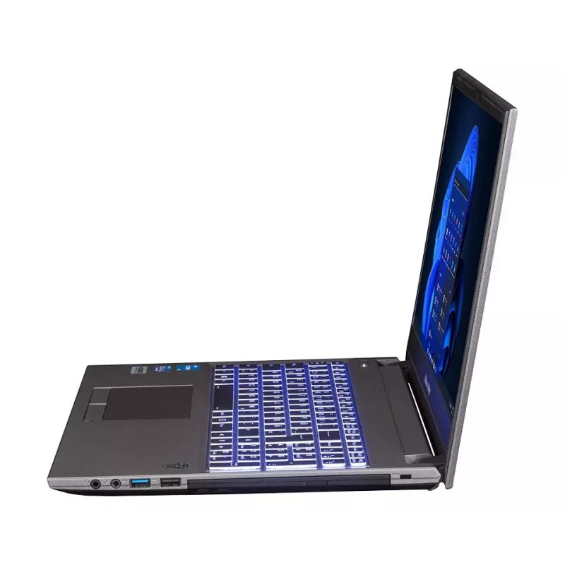 bluechip TRAVELline L15W17 processador Intel® Core™ i5-1335U / até 4,60 GHz, Windows 11 Pro, painel IPS antirreflexo de 15,6 inch, 1920 x 1080, 16 GB DDR4, SSD NVMe de 500 GB, WLAN 802.11 ax, Bluetooth 5.3, Gigabit Ethernet, gráficos Intel® Iris® Xe, DVD±RW, padrão militar MIL-STD 810G