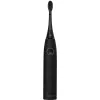 Escova de dentes elétrica Happybrush ECO VIBE 3 kit de iniciação todo preto + 4 escovas de substituição