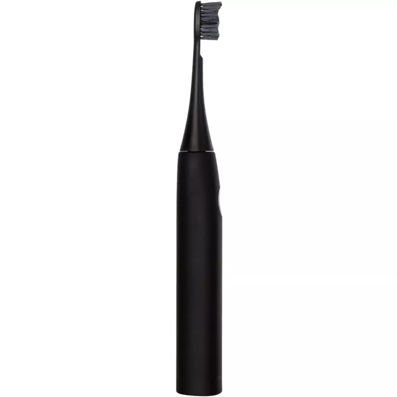 Escova de dentes elétrica Happybrush ECO VIBE 3 kit de iniciação todo preto + 4 escovas de substituição