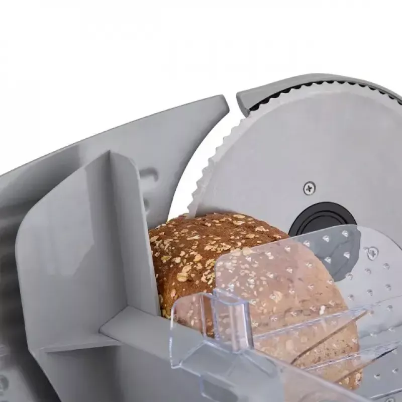 Máquina de cortar elétrica HEINRICH'S HMA 8704 — caixa metálica compacta, 200 W, espessura de corte 1–15 mm, lâmina de aço inoxidável Ø