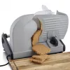 Máquina de cortar elétrica HEINRICH'S HMA 8704 — caixa metálica compacta, 200 W, espessura de corte 1–15 mm, lâmina de aço inoxidável Ø