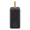 Powerbank Rivacase VA1084 polímero de lítio 40000 mAh, Quick Charge 3.0, 2× USB-C + 1× USB-A, preto