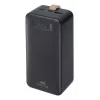 Powerbank Rivacase VA1084 polímero de lítio 40000 mAh, Quick Charge 3.0, 2× USB-C + 1× USB-A, preto
