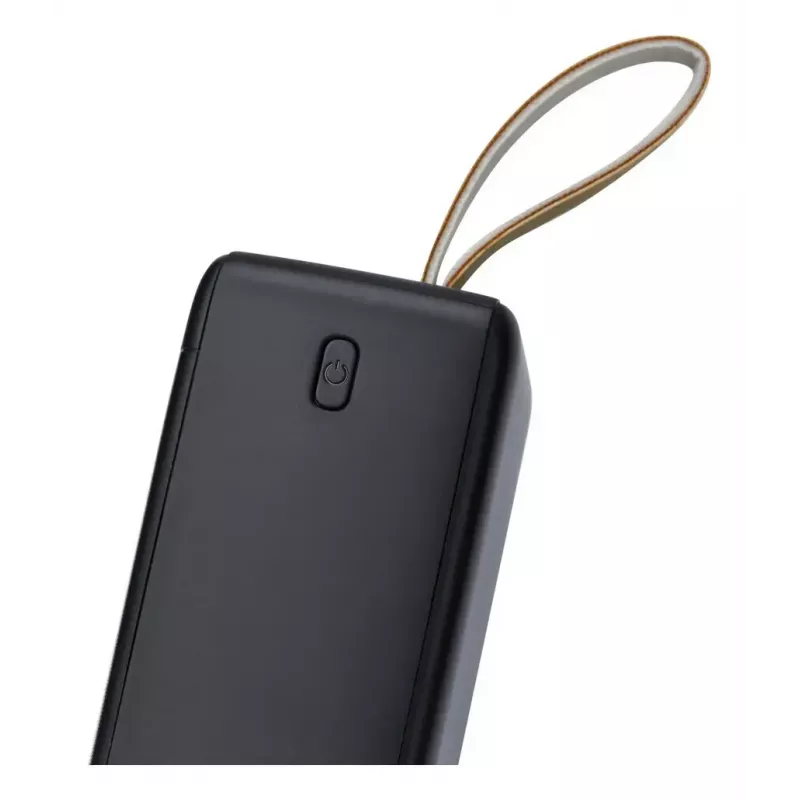 Powerbank Rivacase VA1084 polímero de lítio 40000 mAh, Quick Charge 3.0, 2× USB-C + 1× USB-A, preto