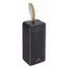 Powerbank Rivacase VA1084 polímero de lítio 40000 mAh, Quick Charge 3.0, 2× USB-C + 1× USB-A, preto