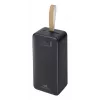 Powerbank Rivacase VA1084 polímero de lítio 40000 mAh, Quick Charge 3.0, 2× USB-C + 1× USB-A, preto