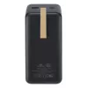 Powerbank Rivacase VA1084 polímero de lítio 40000 mAh, Quick Charge 3.0, 2× USB-C + 1× USB-A, preto