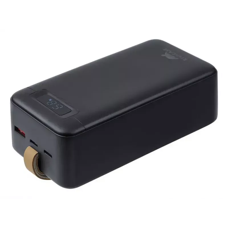 Powerbank Rivacase VA1084 polímero de lítio 40000 mAh, Quick Charge 3.0, 2× USB-C + 1× USB-A, preto