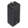 Powerbank Rivacase VA1084 polímero de lítio 40000 mAh, Quick Charge 3.0, 2× USB-C + 1× USB-A, preto