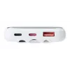 Powerbank portátil Rivacase VA2211WH — 10000 mAh, PD 3.0, QC 3.0, 1x USB-A + 2x USB-C, saída 22,5 W