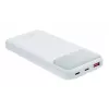 Powerbank portátil Rivacase VA2211WH — 10000 mAh, PD 3.0, QC 3.0, 1x USB-A + 2x USB-C, saída 22,5 W