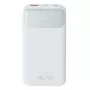 Powerbank portátil Rivacase VA2211WH — 10000 mAh, PD 3.0, QC 3.0, 1x USB-A + 2x USB-C, saída 22,5 W