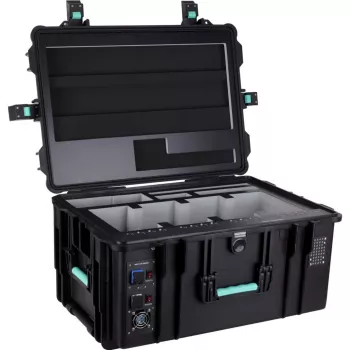 DEQSTER 10-744118 carregador móvel para tablet preto, turquesa AC interior, exterior
