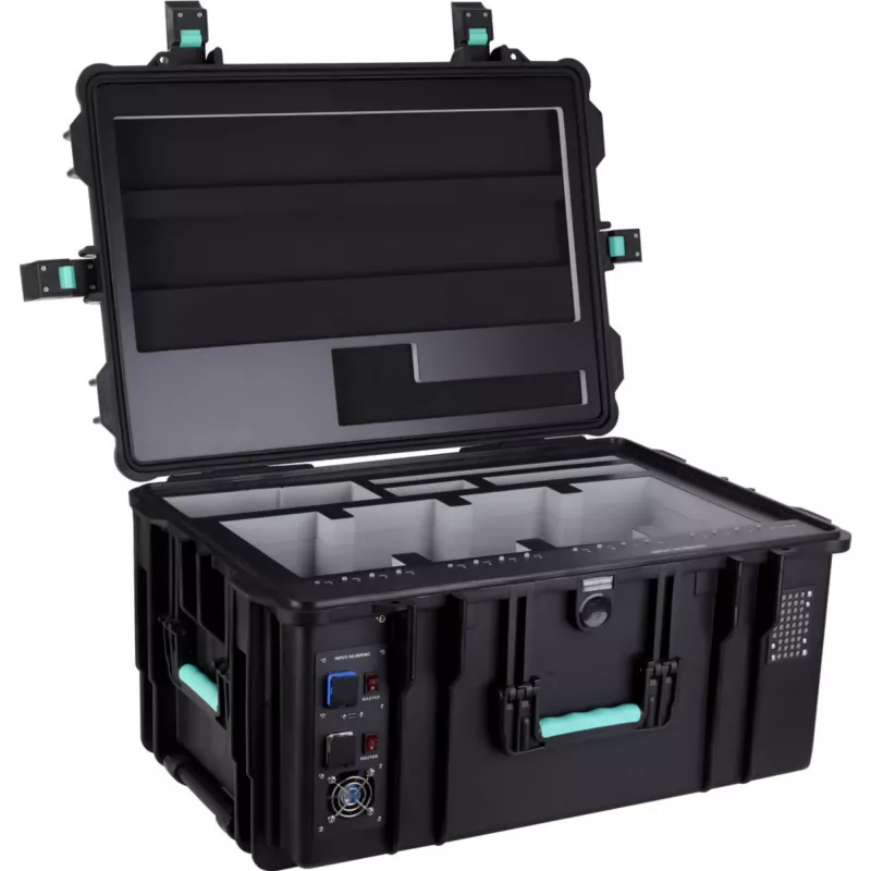 DEQSTER 10-744118 carregador móvel para tablet preto, turquesa AC interior, exterior