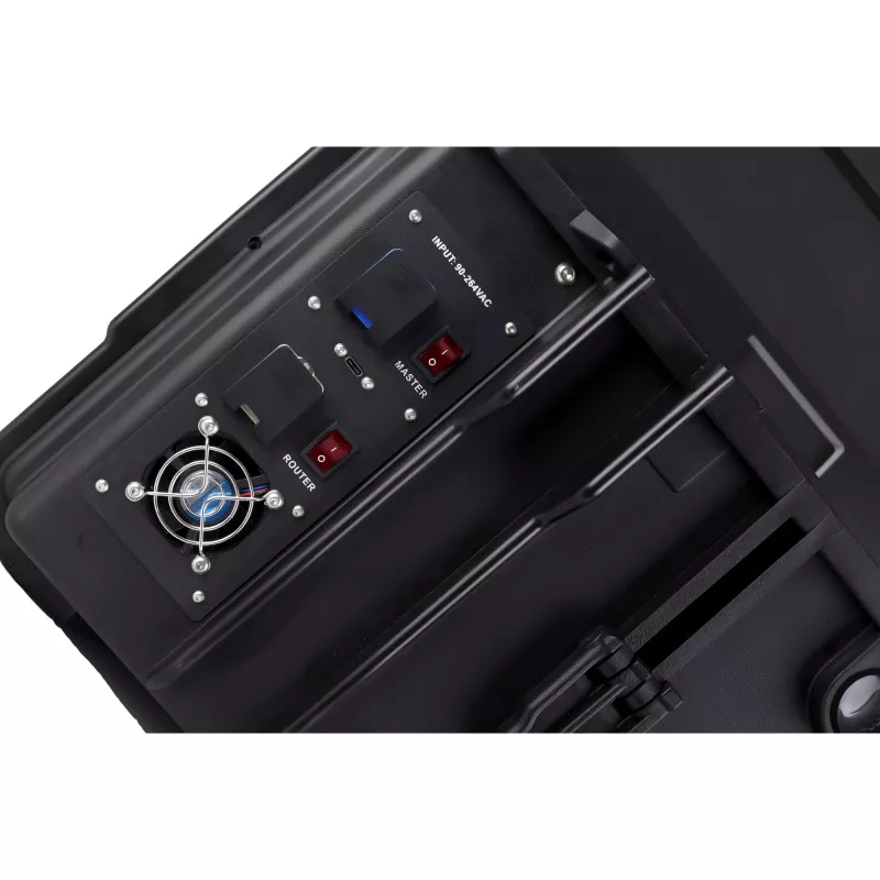 DEQSTER 10-744118 carregador móvel para tablet preto, turquesa AC interior, exterior