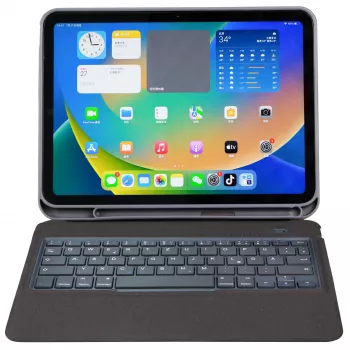 DEQSTER teclado fino 2 10,9 polegadas (10.ª ger.) QWERTZ alemão
