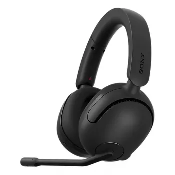 Headset Sony INZONE H5 com fios e sem fios arco de cabeça gaming preto