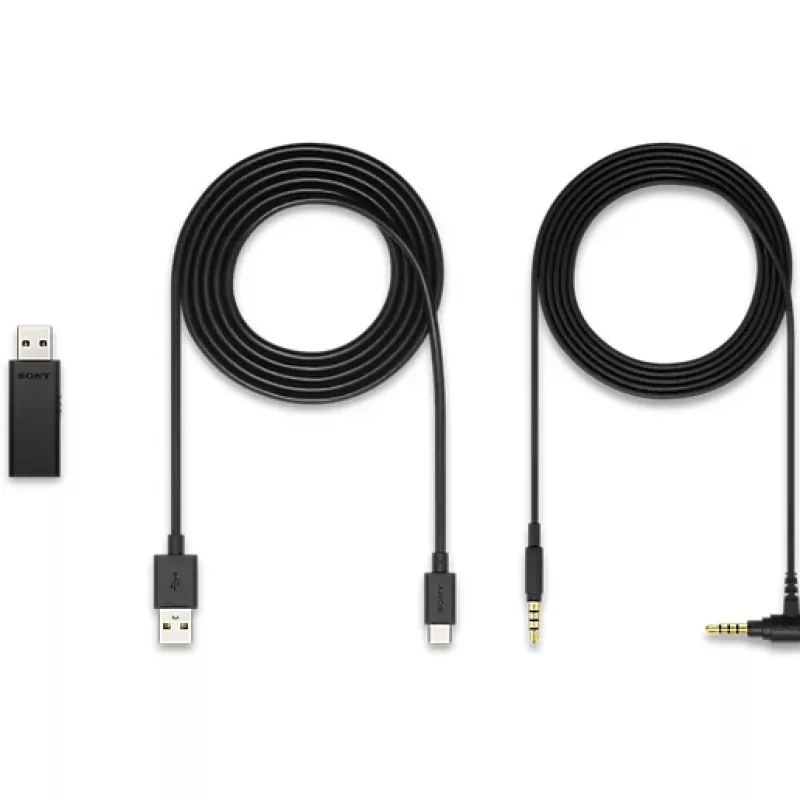 Headset Sony INZONE H5 com fios e sem fios arco de cabeça gaming preto