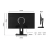 Monitor de computador JAPANNEXT JN-I238FHD200F 60,5 cm (23,8 polegadas) 1920 x 1080 píxeis Full HD LCD preto