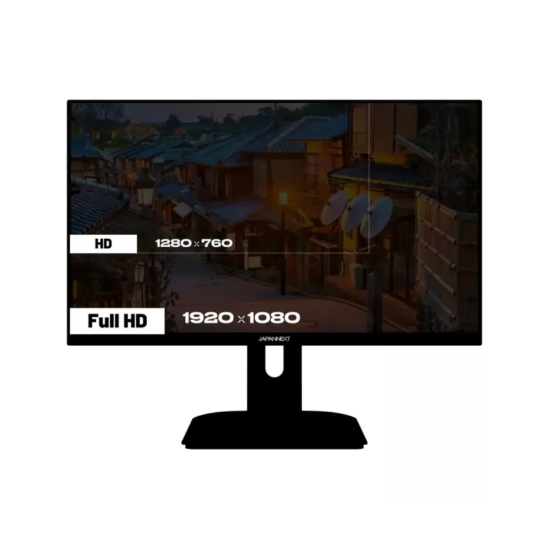Monitor de computador JAPANNEXT JN-I238FHD200F 60,5 cm (23,8 polegadas) 1920 x 1080 píxeis Full HD LCD preto