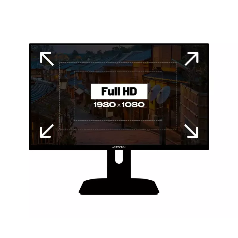 Monitor de computador JAPANNEXT JN-I238FHD200F 60,5 cm (23,8 polegadas) 1920 x 1080 píxeis Full HD LCD preto