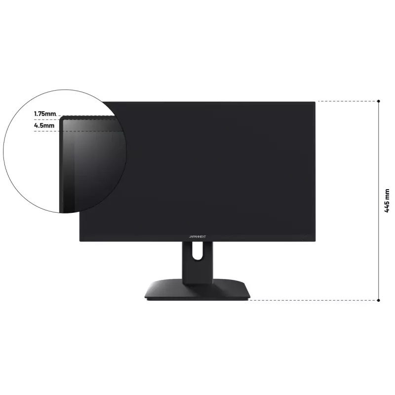 Monitor de computador JAPANNEXT JN-I238FHD200F 60,5 cm (23,8 polegadas) 1920 x 1080 píxeis Full HD LCD preto