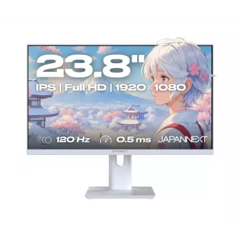 Monitor de computador JAPANNEXT JN-I238FHD120F-HSP-W 60,5 cm (23,8 polegadas) 1920 x 1080 píxeis Full HD LCD branco