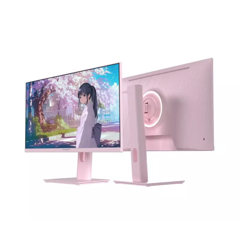 Monitor de computador JAPANNEXT JN-I238FHD120F-HSP-PK 60,5 cm (23,8 polegadas) 1920 x 1080 píxeis Full HD LCD rosa