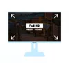 Monitor de computador JAPANNEXT JN-I238FHD120F-HSP-BB 60,5 cm (23,8 polegadas) 1920 x 1080 píxeis Full HD LCD azul