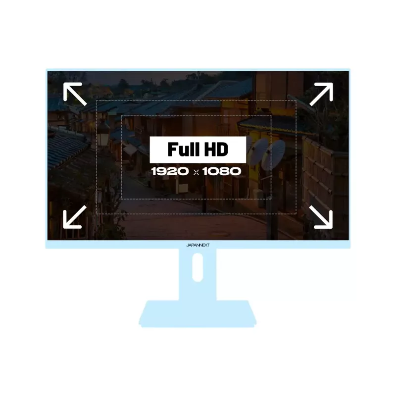 Monitor de computador JAPANNEXT JN-I238FHD120F-HSP-BB 60,5 cm (23,8 polegadas) 1920 x 1080 píxeis Full HD LCD azul
