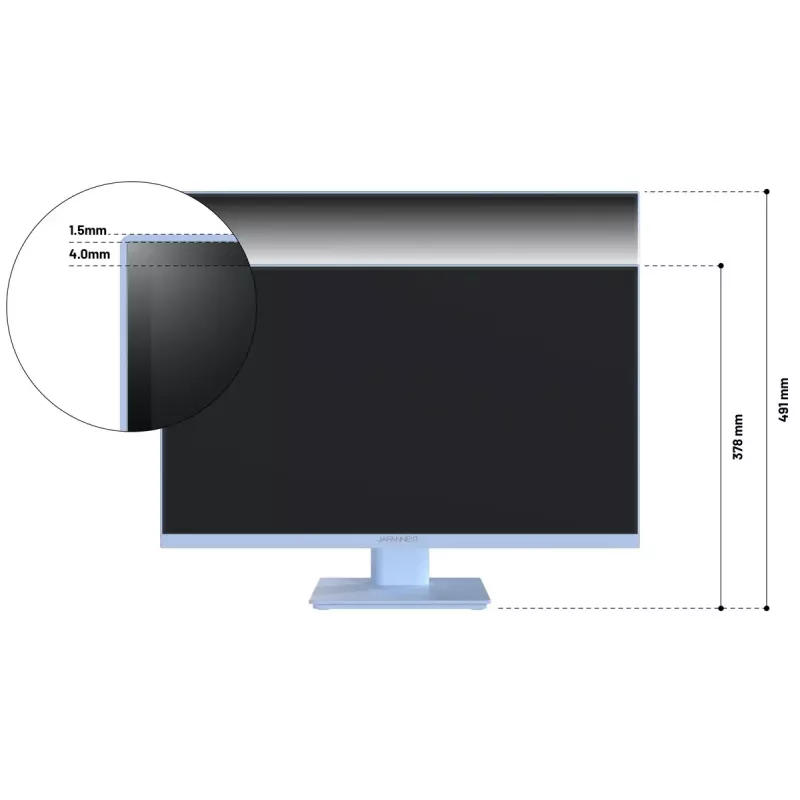 Monitor de computador JAPANNEXT JN-I238FHD120F-HSP-BB 60,5 cm (23,8 polegadas) 1920 x 1080 píxeis Full HD LCD azul