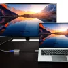 Adaptador USB-C para VGA ATEN, USB Type-C, VGA (D-Sub), macho, fêmea, reto, reto