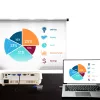 Adaptador USB-C para VGA ATEN, USB Type-C, VGA (D-Sub), macho, fêmea, reto, reto