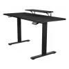 Secretária gaming elétrica COUGAR E-Star 140, preta (1400x600x720-1170mm)