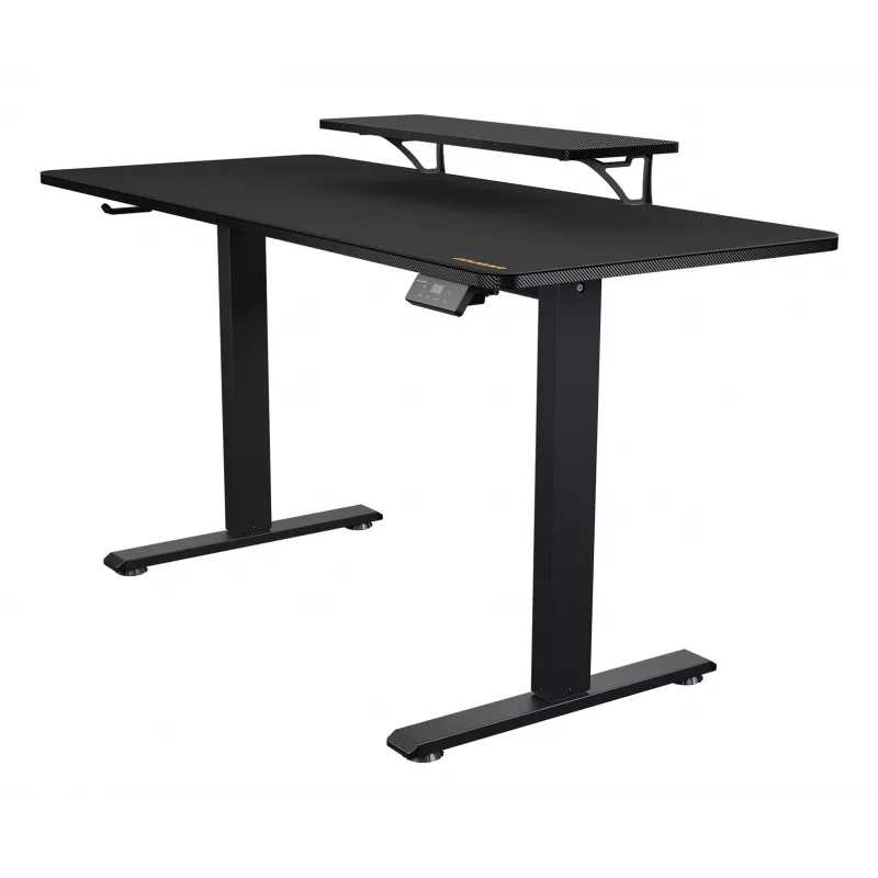 Secretária gaming elétrica COUGAR E-Star 140, preta (1400x600x720-1170mm)