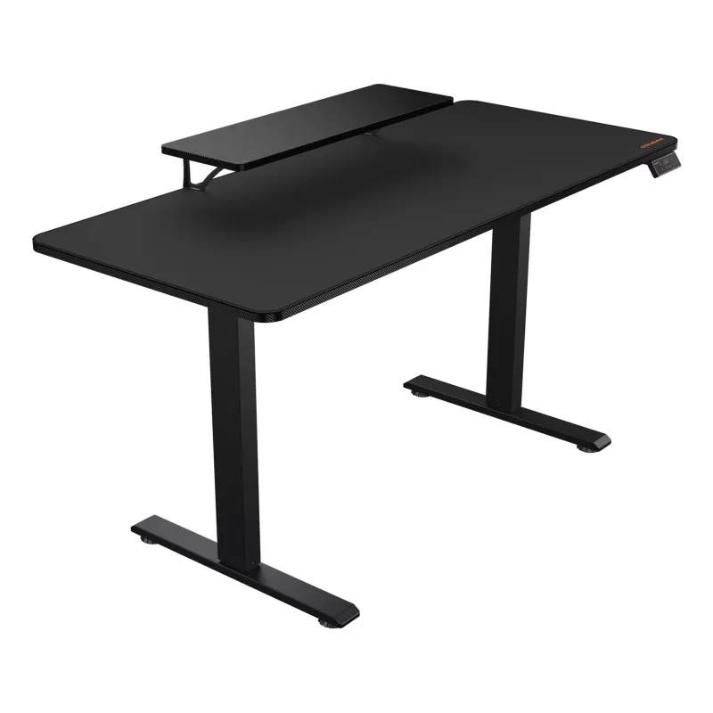 Secretária gaming elétrica COUGAR E-Star 140, preta (1400x600x720-1170mm)