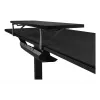 Secretária gaming elétrica COUGAR E-Star 140, preta (1400x600x720-1170mm)