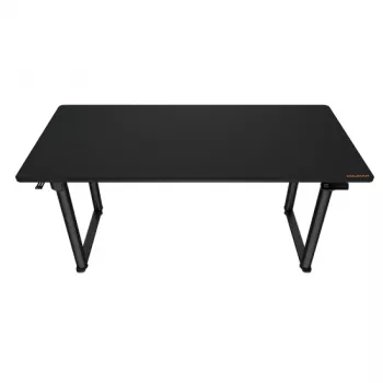 Secretária gaming COUGAR E-GRAV 160 preta retangular fibra de carbono 160x75 cm