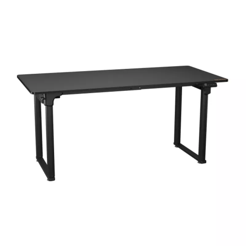 Secretária gaming COUGAR E-GRAV 160 preta retangular fibra de carbono 160x75 cm