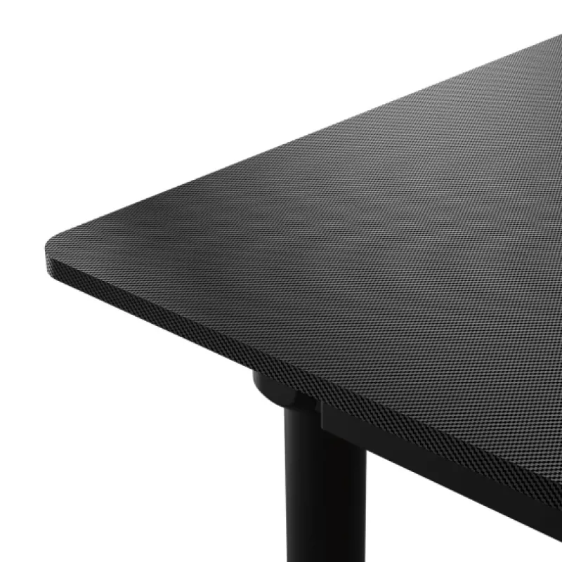 Secretária gaming COUGAR E-GRAV 160 preta retangular fibra de carbono 160x75 cm