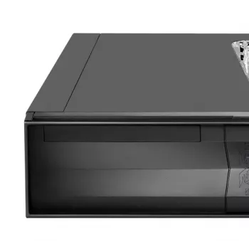 Caixa de PC Silverstone RVZ02 Small Form Factor preto, prateado