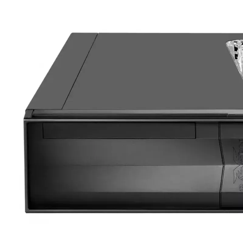 Caixa de PC Silverstone RVZ02 Small Form Factor preto, prateado