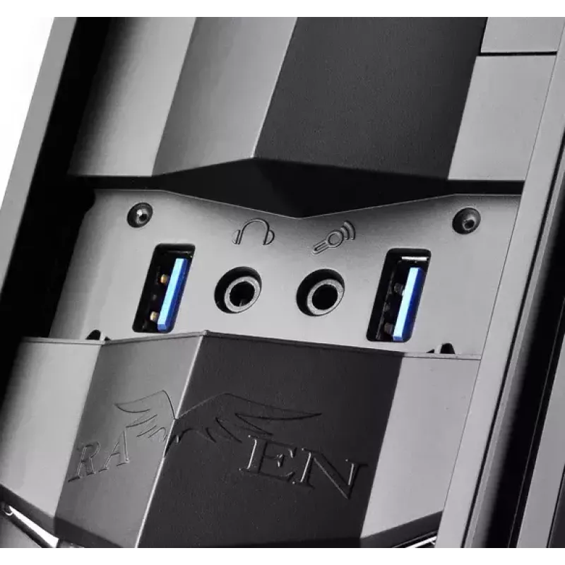 Caixa de PC Silverstone RVZ02 Small Form Factor preto, prateado