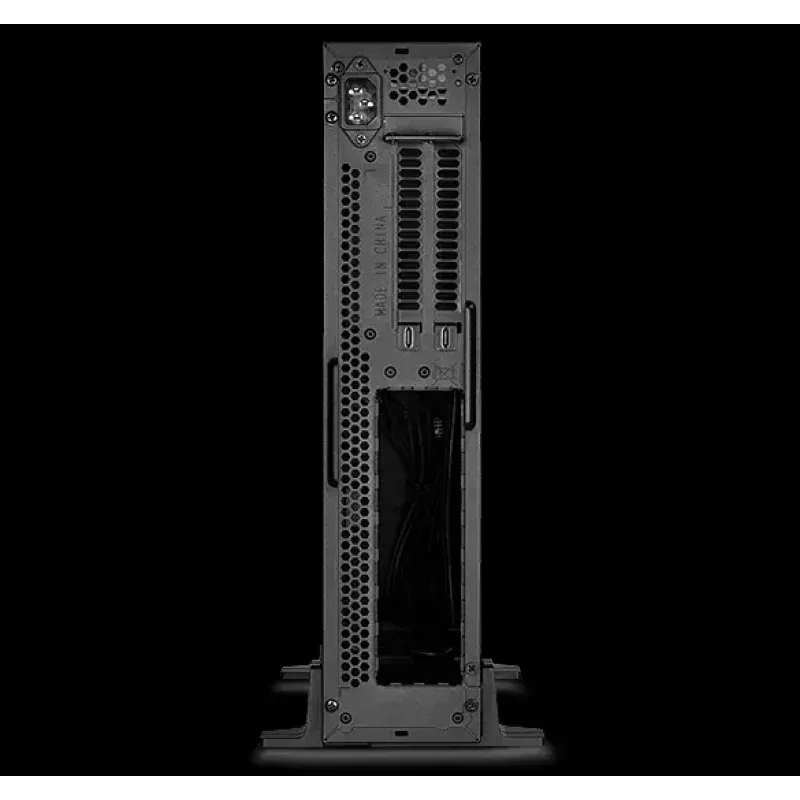 Caixa de PC Silverstone RVZ02 Small Form Factor preto, prateado