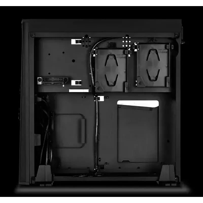 Caixa de PC Silverstone RVZ02 Small Form Factor preto, prateado