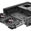 Caixa de PC Silverstone RVZ02 Small Form Factor preto, prateado