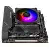 Ventoinha Silverstone Hydrogon H90 ARGB 9,2 cm preta 500-2600 RPM