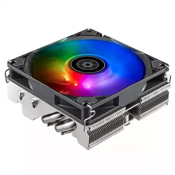 Ventoinha Silverstone Hydrogon H90 ARGB 9,2 cm preta 500-2600 RPM