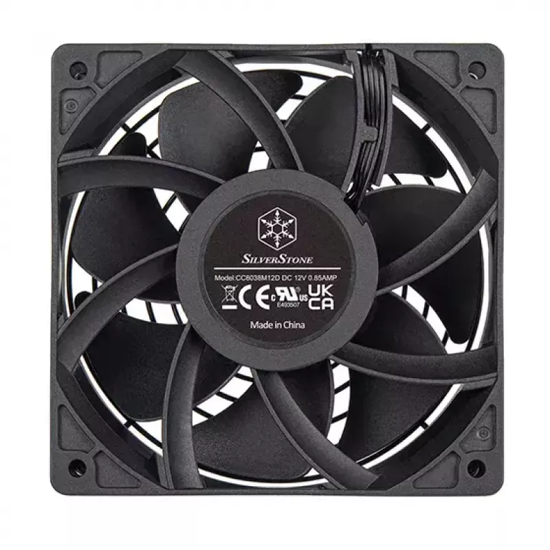 Ventoinha Silverstone FHS 120X 12 cm preta 1000-4000 RPM